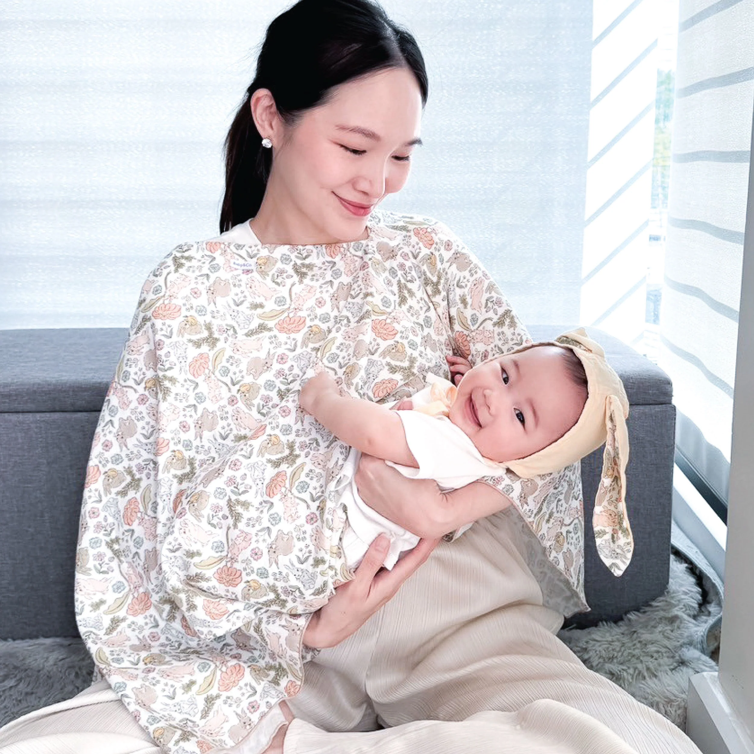 Baby and Co. Blissful Button Poncho - Image 3