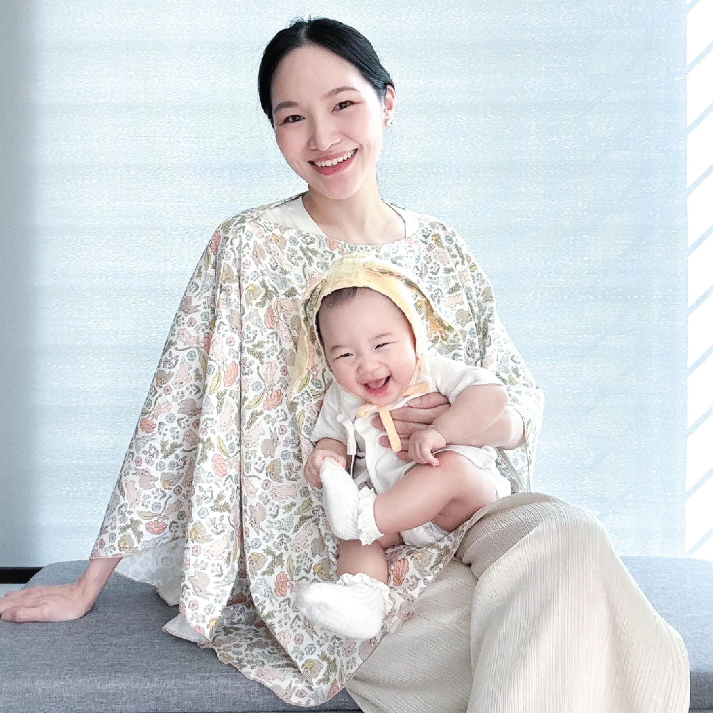 Baby and Co. Blissful Button Poncho - Image 4