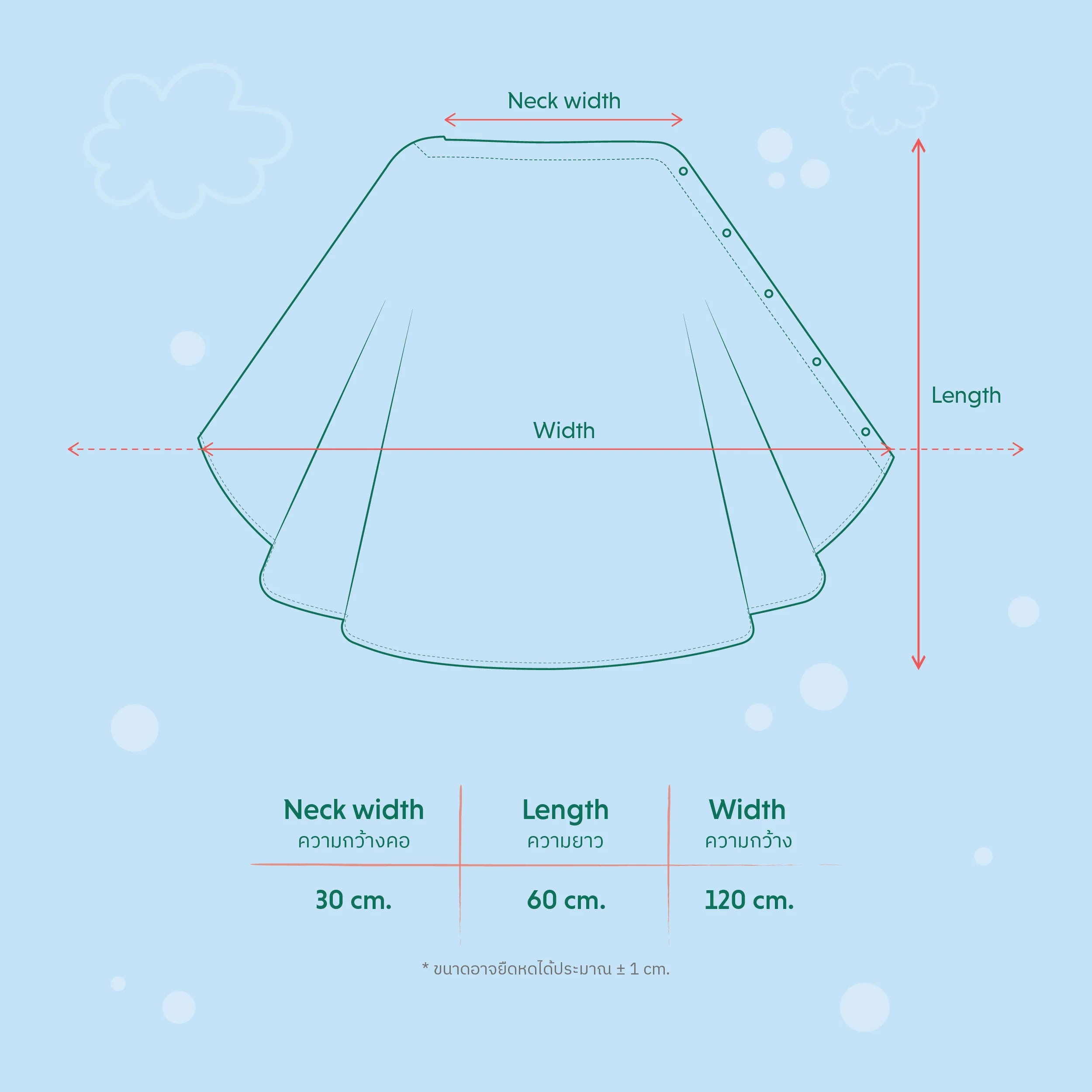 Baby and Co. Blissful Button Poncho - Image 9