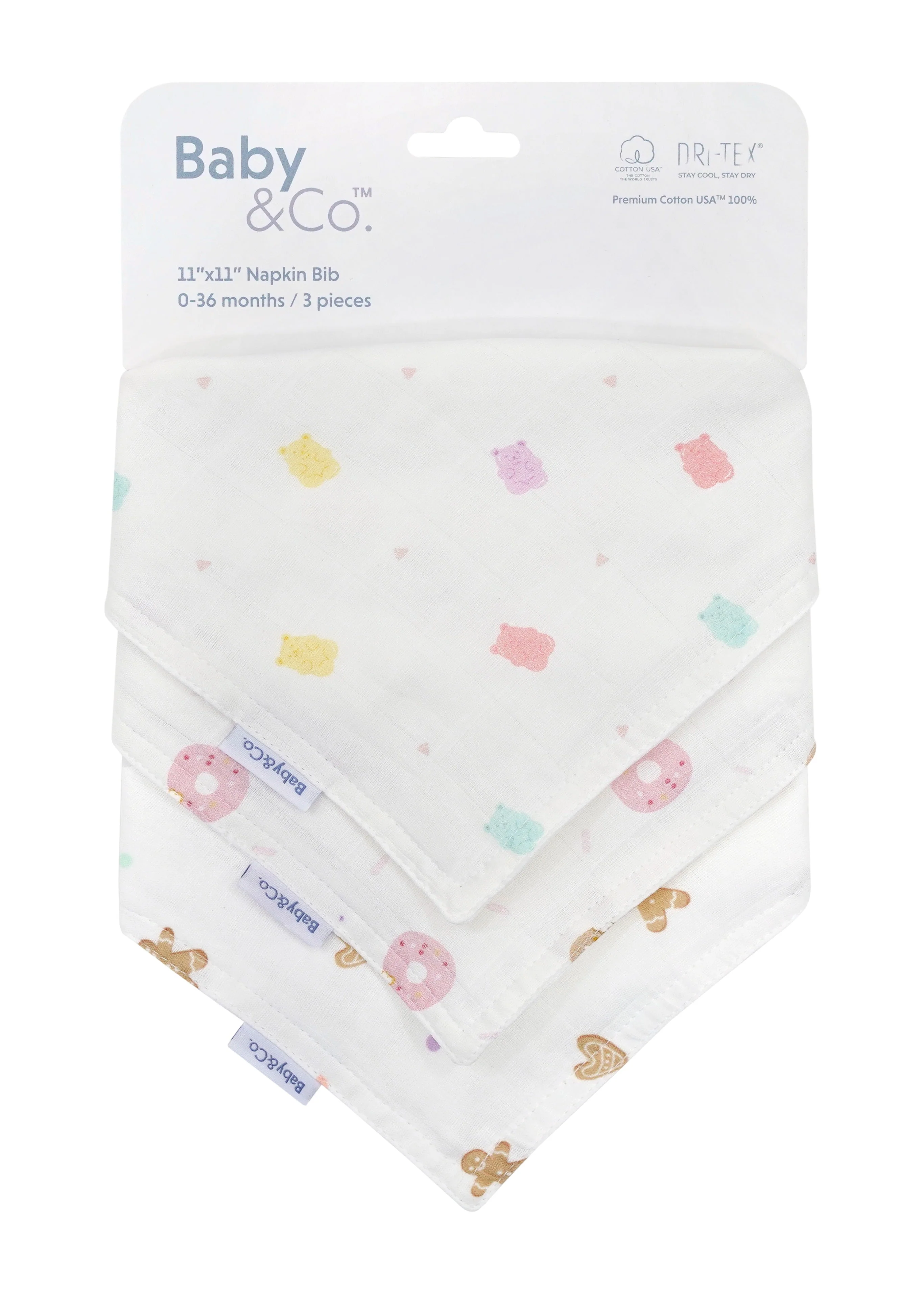 Baby and Co. Napkin Bib - Image 13