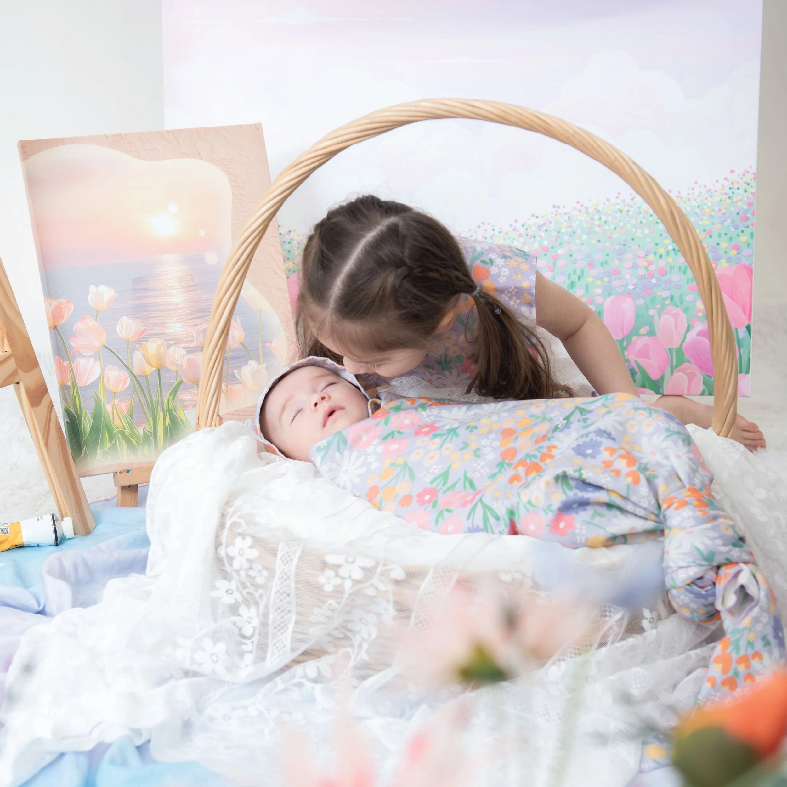 Baby and Co. Swaddle Cloth 47" x 47" - Image 5