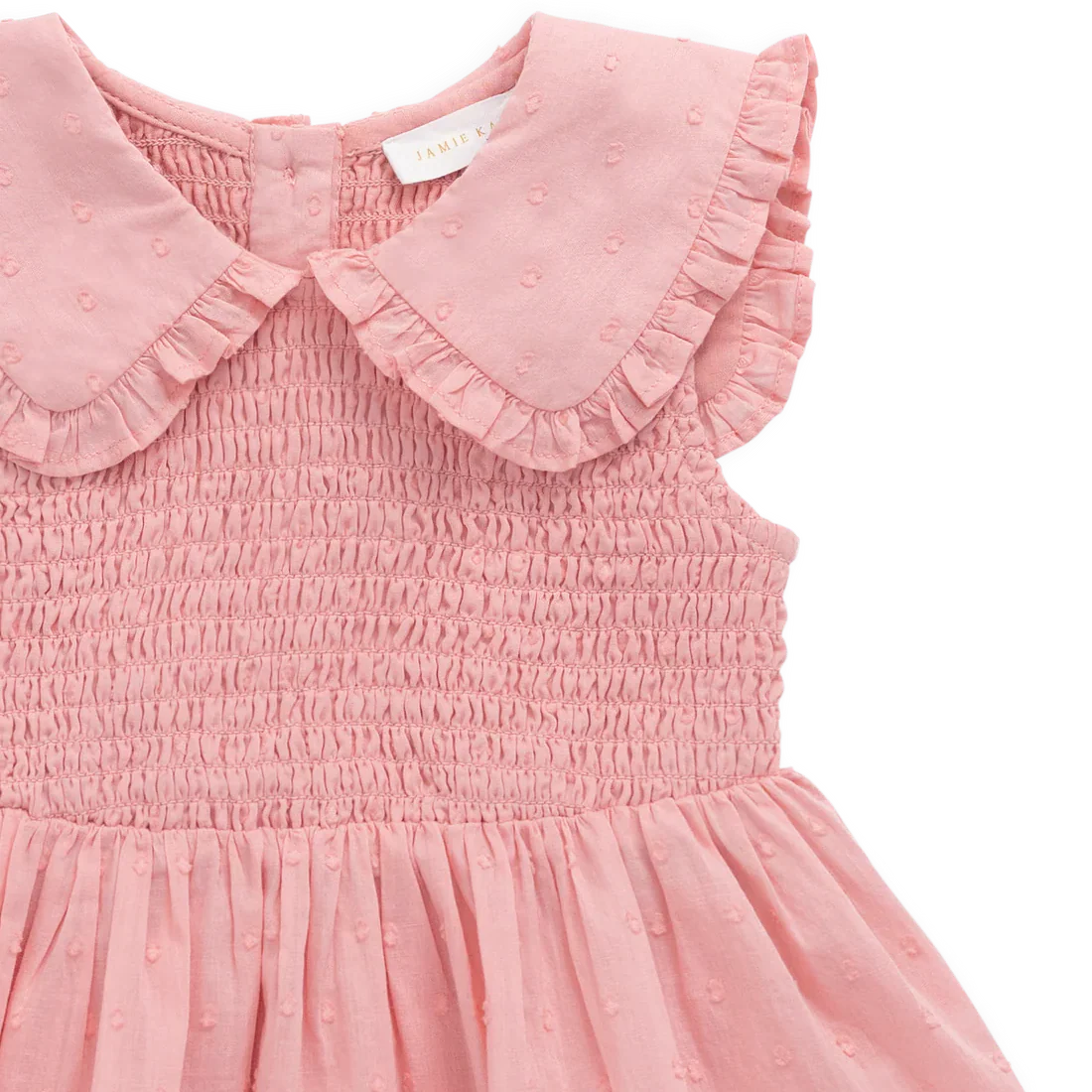 Jamie Kay Organic Cotton Claudine Dress - Swiss Pink - Image 10