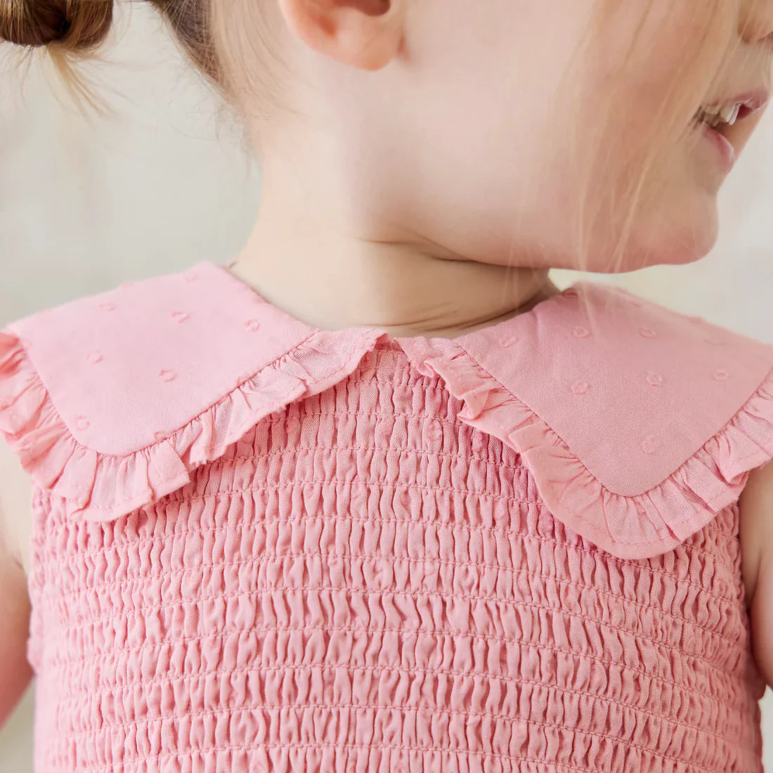 Jamie Kay Organic Cotton Claudine Dress - Swiss Pink - Image 9