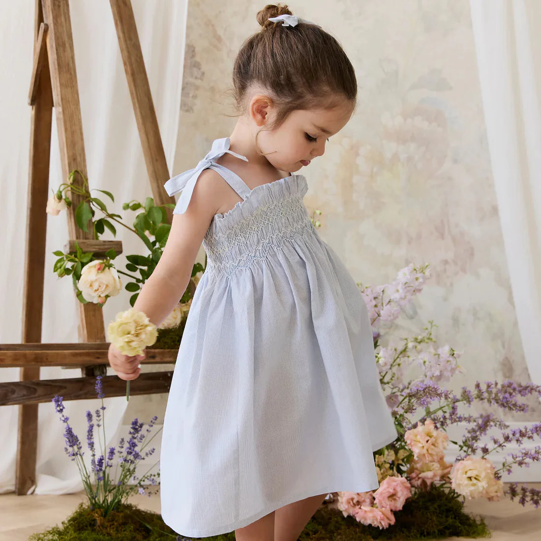 Jamie Kay Organic Cotton Desiree Dress - Petite Check - Image 3