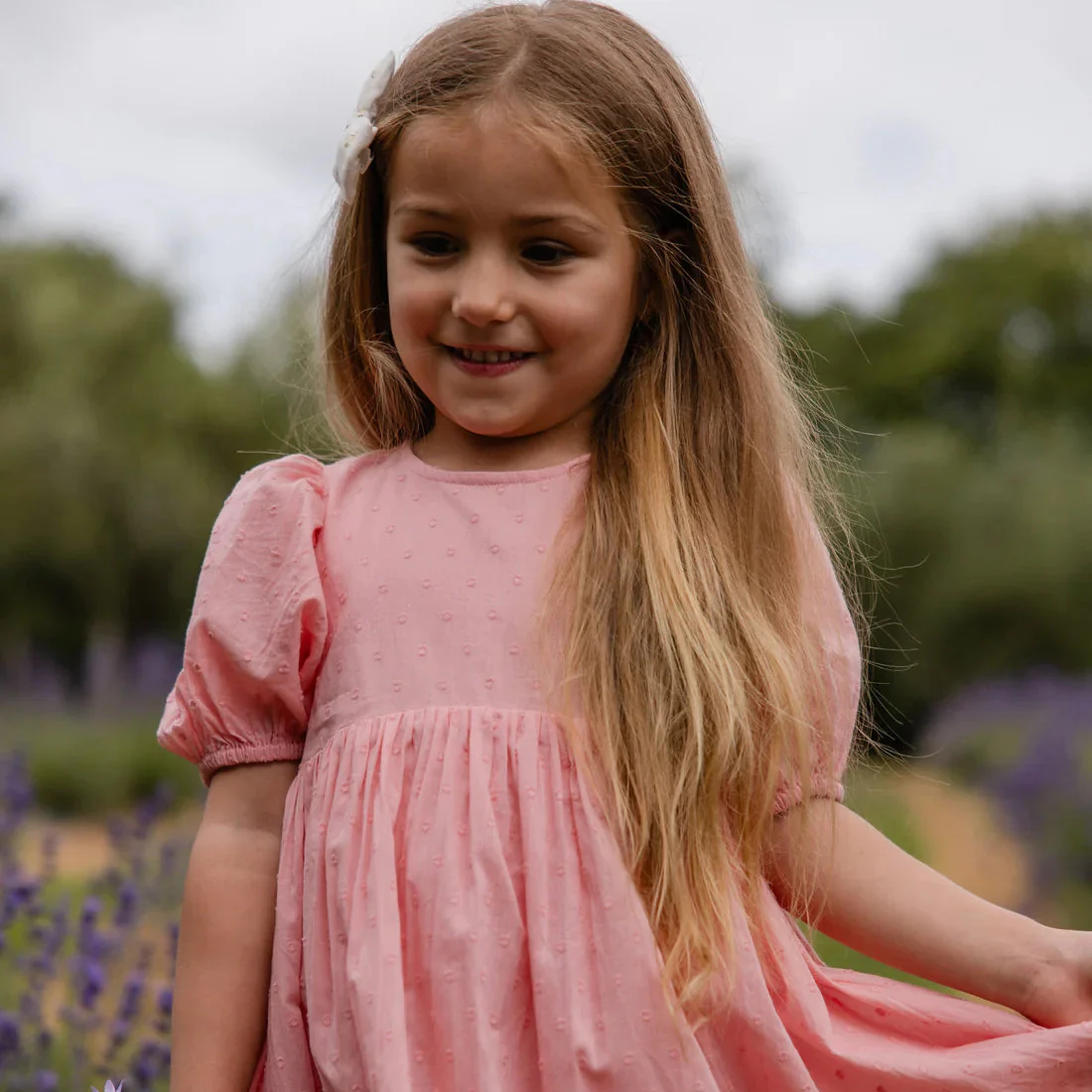 Jamie Kay Organic Cotton Frannie Dress - Swiss Pink - Image 3