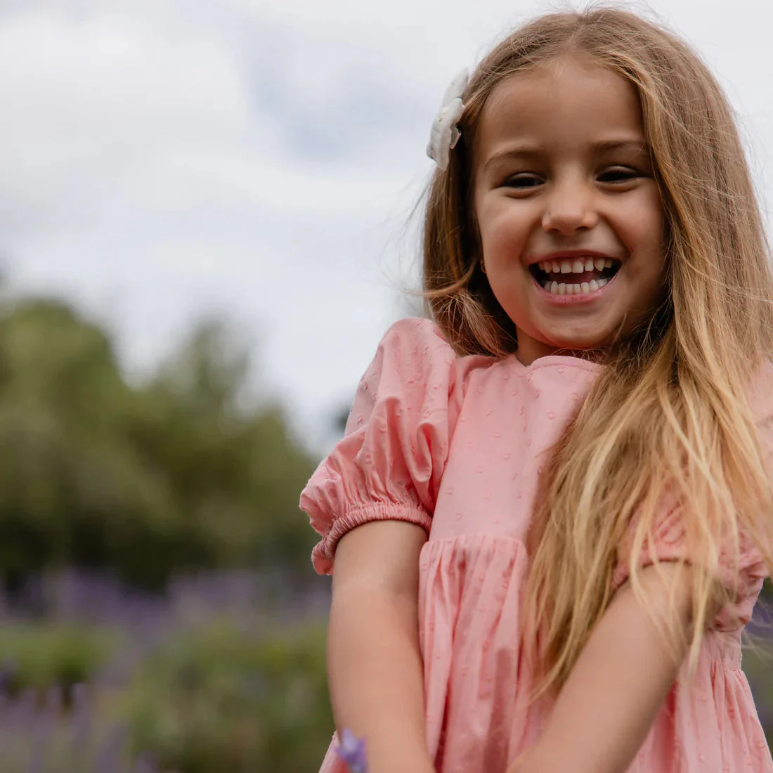 Jamie Kay Organic Cotton Frannie Dress - Swiss Pink - Image 4