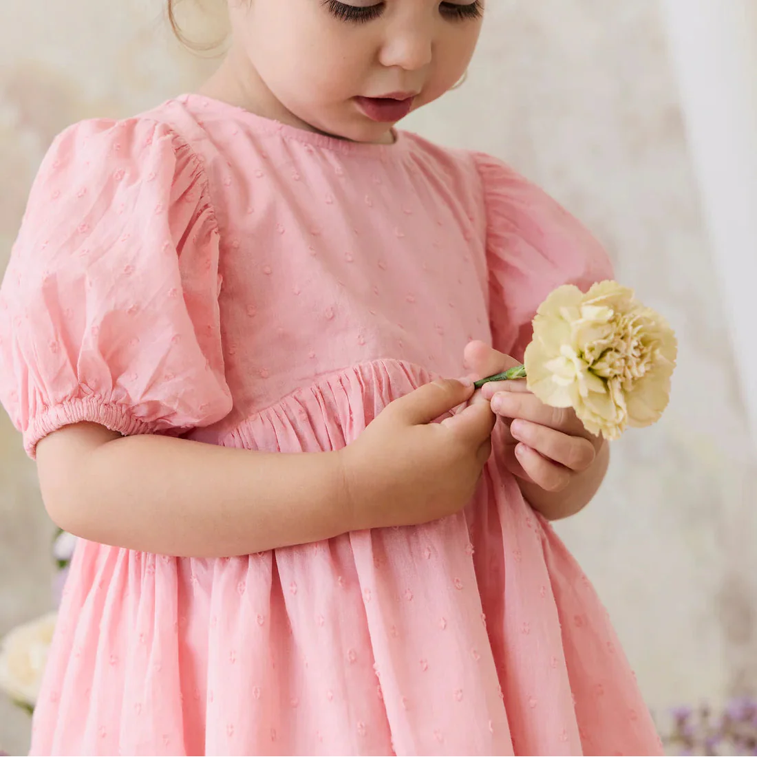Jamie Kay Organic Cotton Frannie Dress - Swiss Pink - Image 8