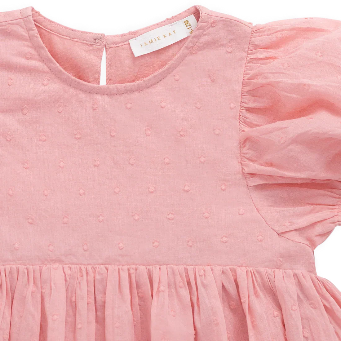 Jamie Kay Organic Cotton Frannie Dress - Swiss Pink - Image 9