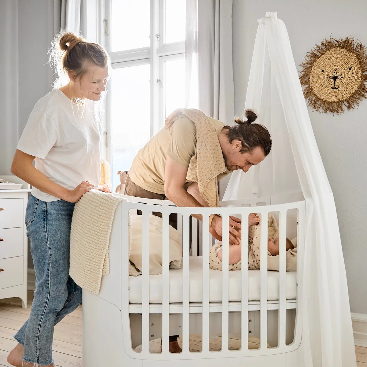 Leander Canopy Stick for Classic Baby Cot - Image 3