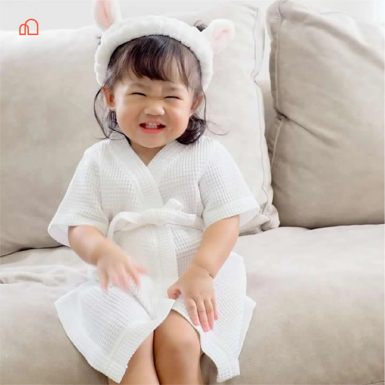 little goodies Baby Bath Robe - Image 3