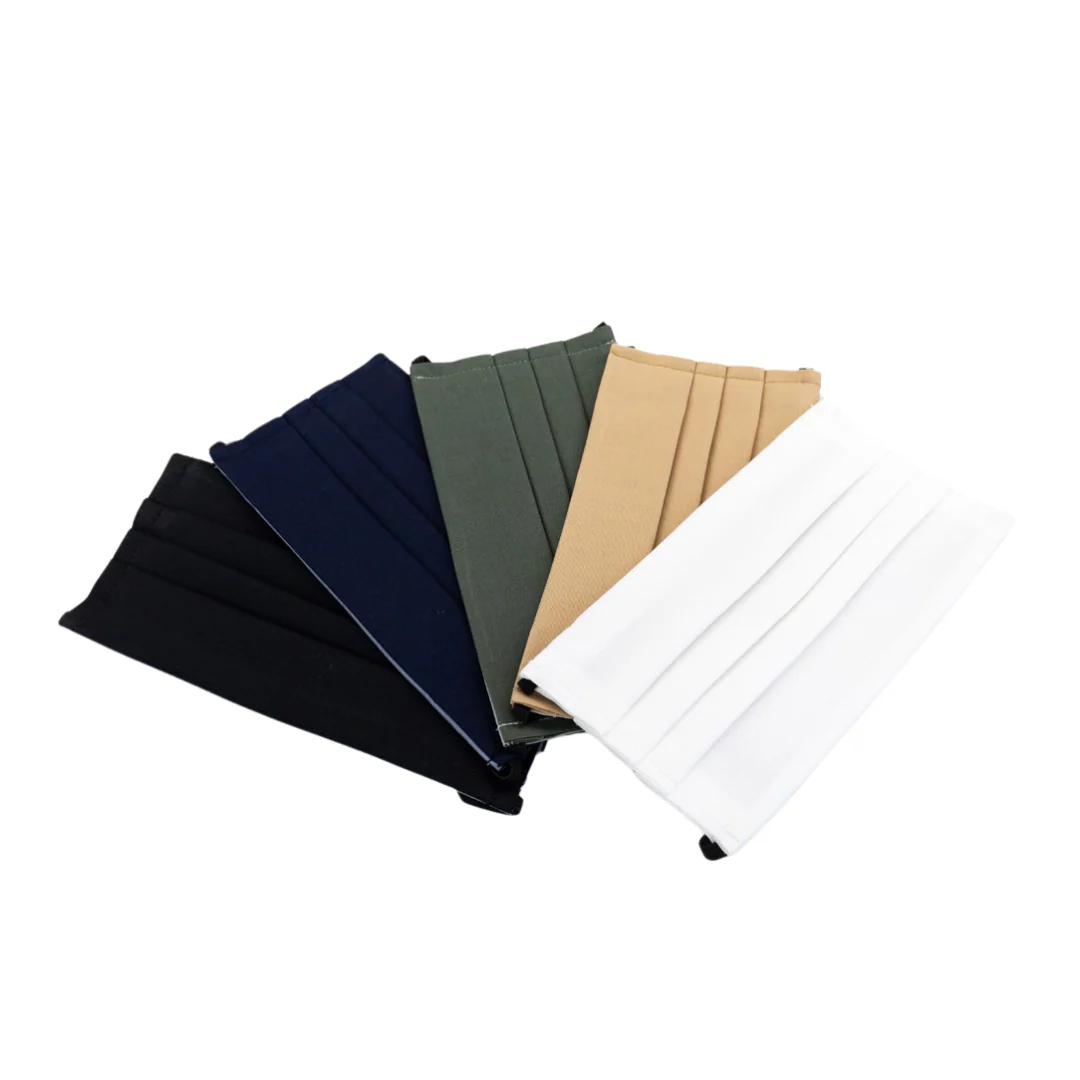 Medtex M3 Color Set 3-Layer Muslin Fabric Mask, Multi-color Set (5 pieces/pack) - Image 5