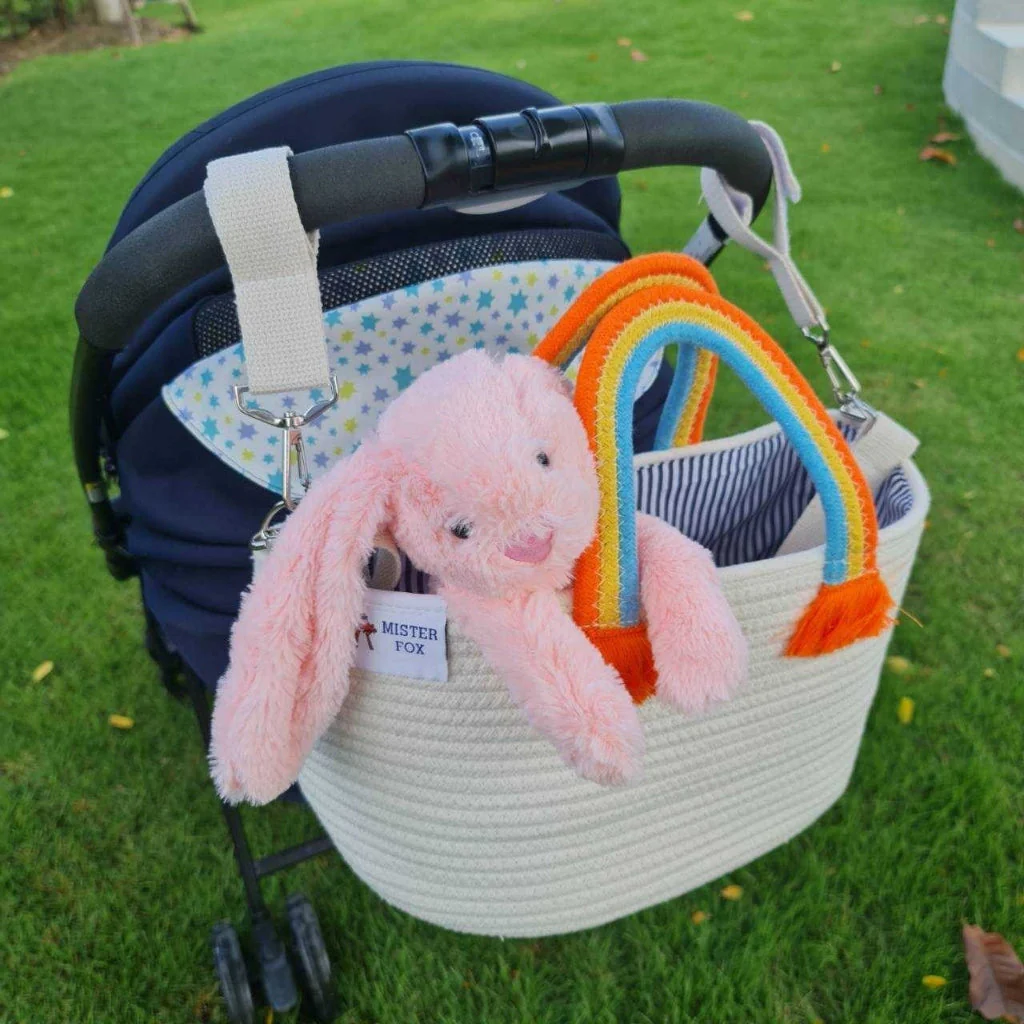 Mister Fox Basket – Newborn & New Mom Gift Set - Image 3