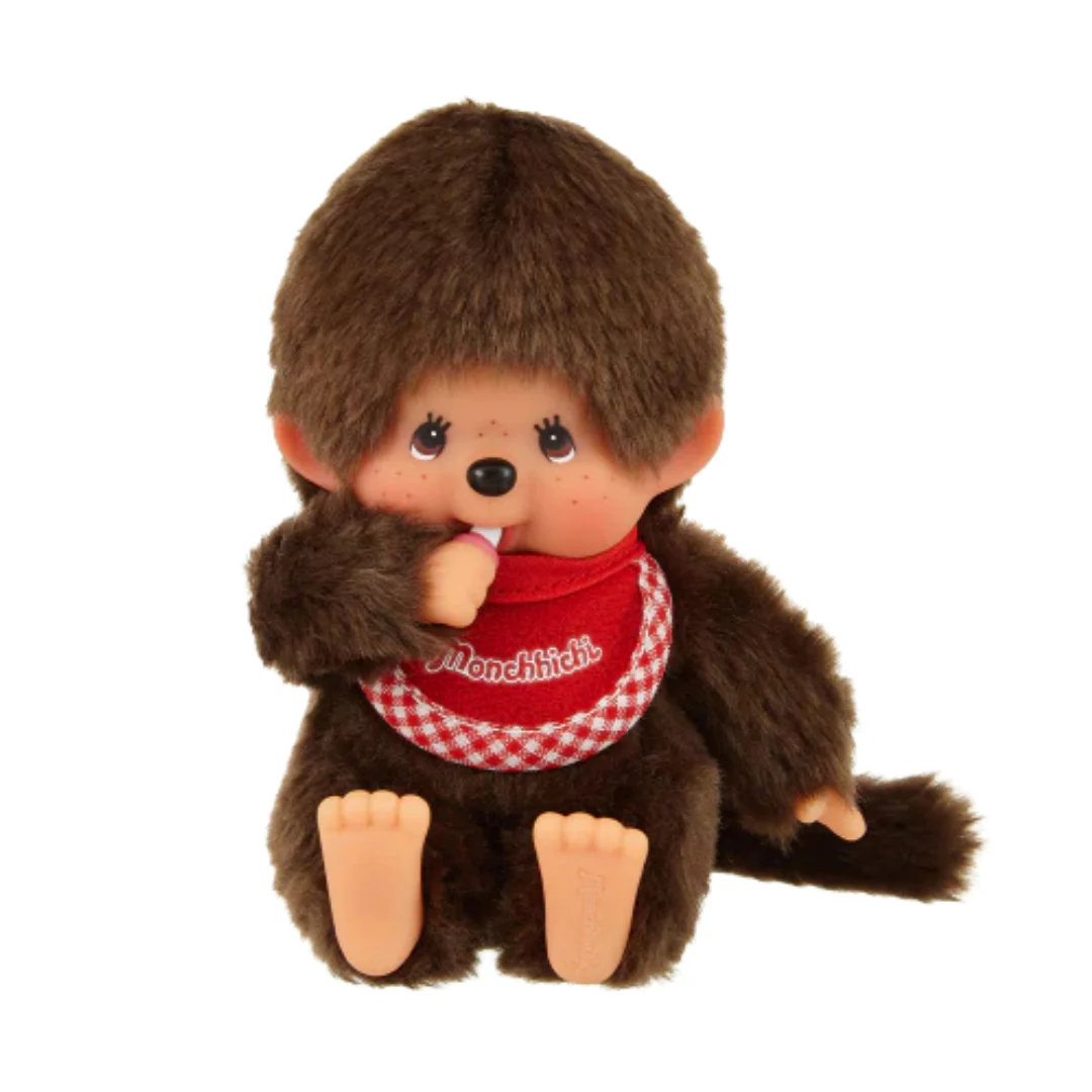 Monchhichi Plush Premium Standard Brown Sitting Style - Image 3