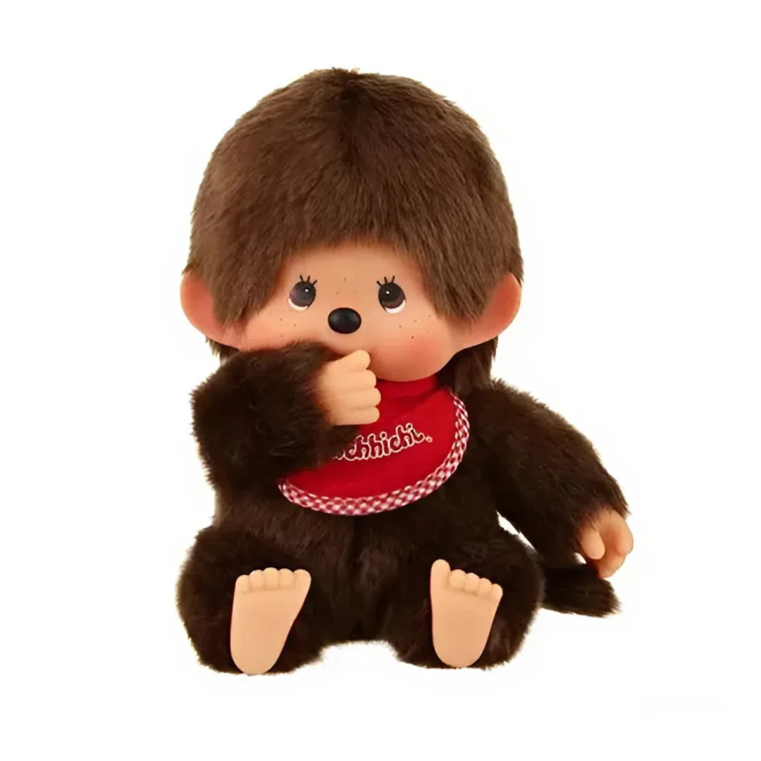 Monchhichi Plush Premium Standard Brown Sitting Style - Image 5