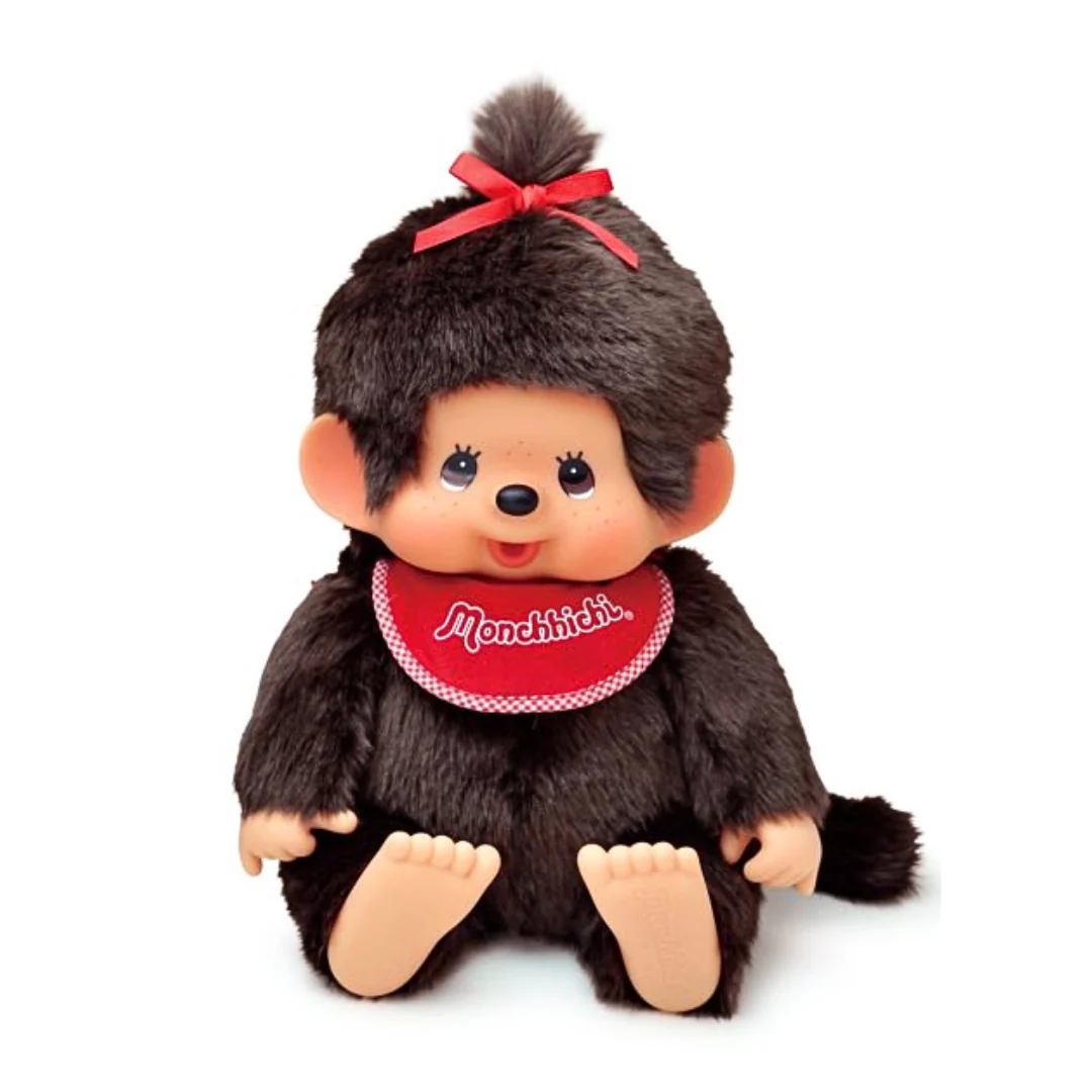 Monchhichi Plush Premium Standard Super Soft Brown L - Image 3