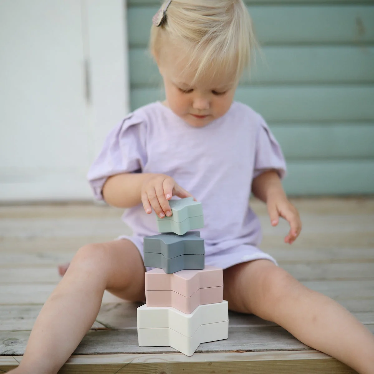 Mushie Nesting Stars Toy - Image 3