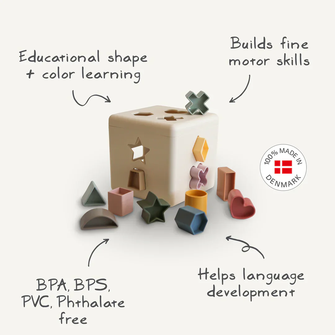 Mushie Shape Sorting Box - Image 4