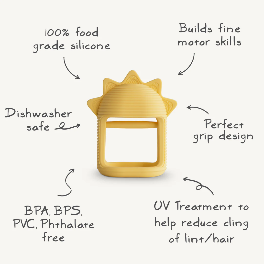 Mushie Teether No-Drop Sun - Image 4