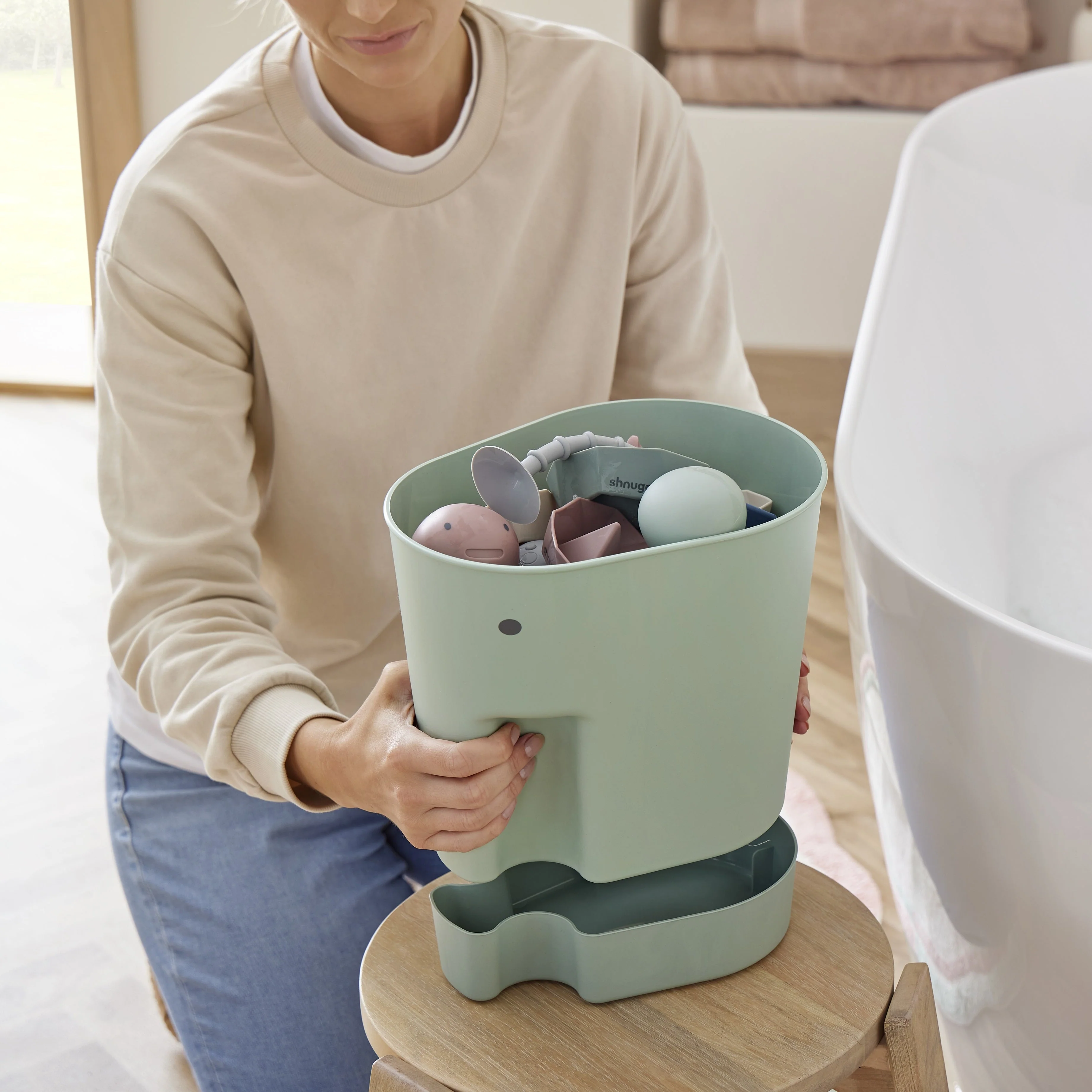 Shnuggle Ellie Bath Toy Drying Caddy - Image 3