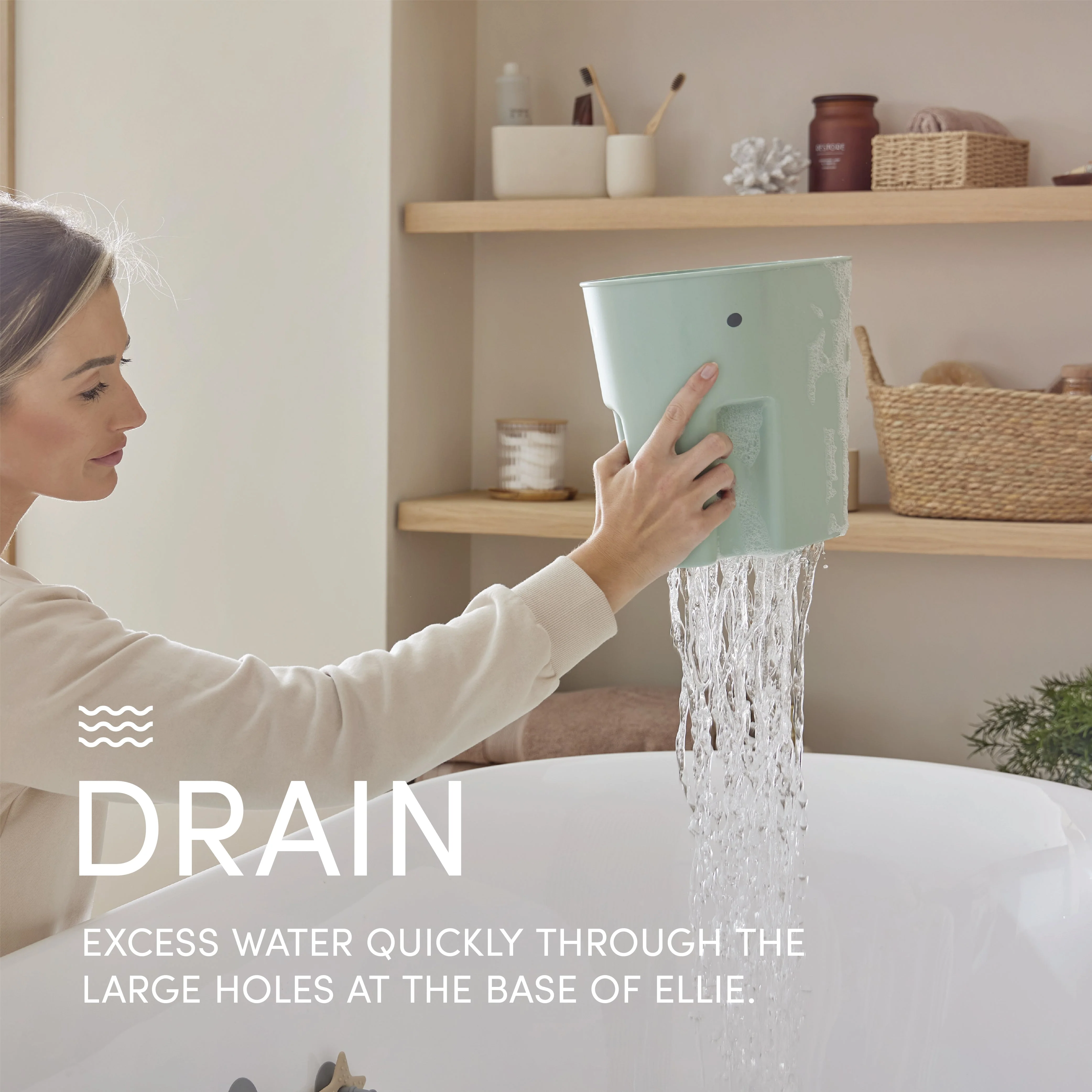 Shnuggle Ellie Bath Toy Drying Caddy - Image 6